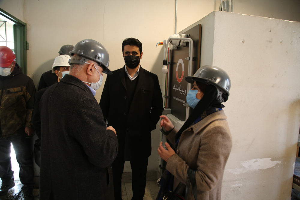 بازدید مشاور معاورن رییس جمهور از پروژه بنفشه اندیشه بهمن 99