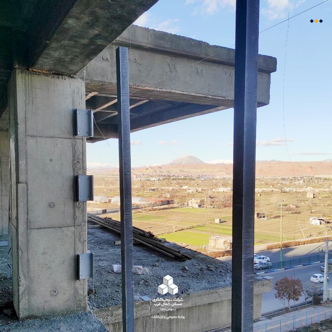 پیشرفت فیزیکی برج های مسکونی ناویا 4