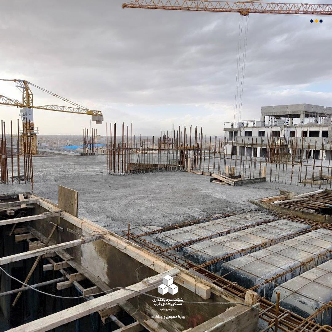 پیشرفت فیزیکی برج های مسکونی ناویا 2