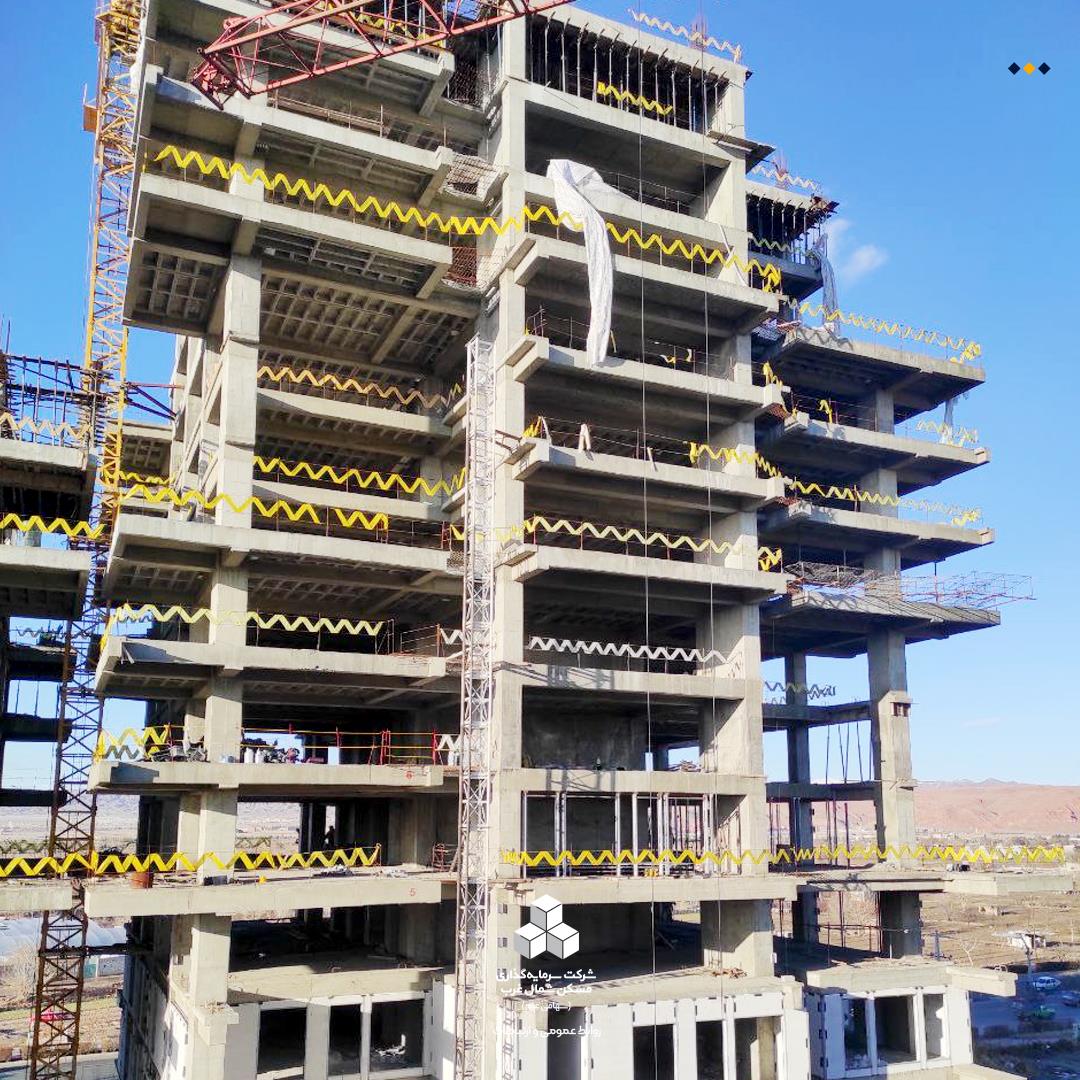 پیشرفت فیزیکی برج های مسکونی ناویا 1