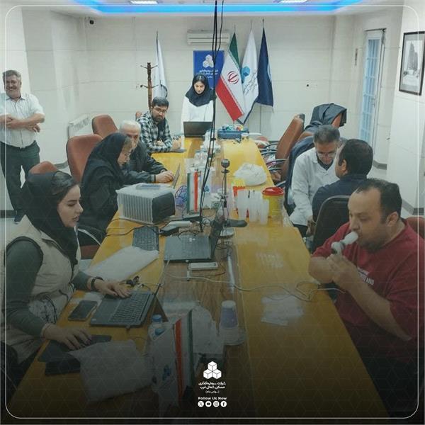 انجام معاینات ادواری سالانه طب کار کارکنان